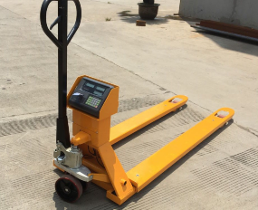 帶電子秤的手動叉車